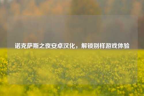 诺克萨斯之夜安卓汉化，解锁别样游戏体验