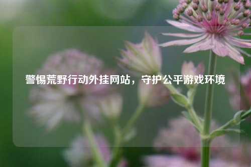 警惕荒野行动外挂网站，守护公平游戏环境